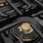 ZLINE Autograph Edition 48 in. 6.7 cu. ft. Paramount Gas Range W/ 8 Burner DuoPro Cooktop and Dual Ovens in Satin Stainless Steel and Polished Gold Accents-116437715