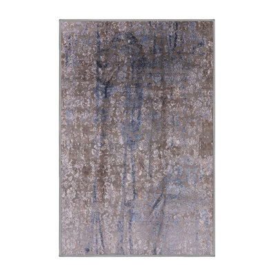 Tapis gris / brun / bleu Hyler