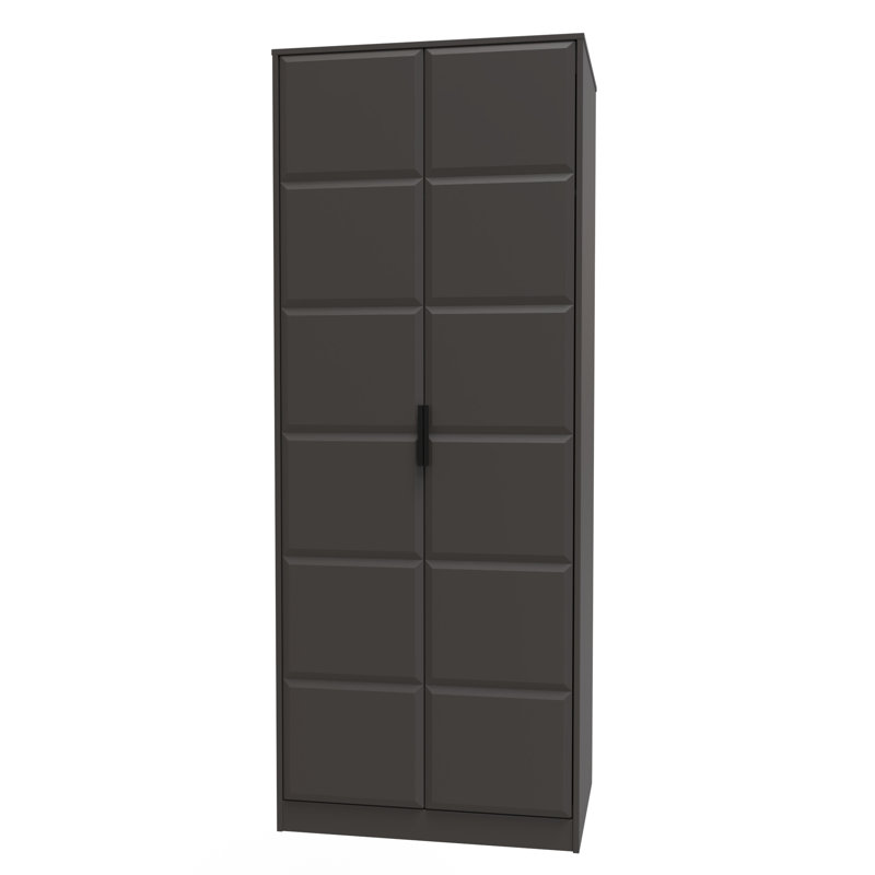 Besian 2 Door Wardrobe , Graphite