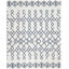 Tapis géométrique en coton tissé à la main Burrell Cedar Brook-24618555