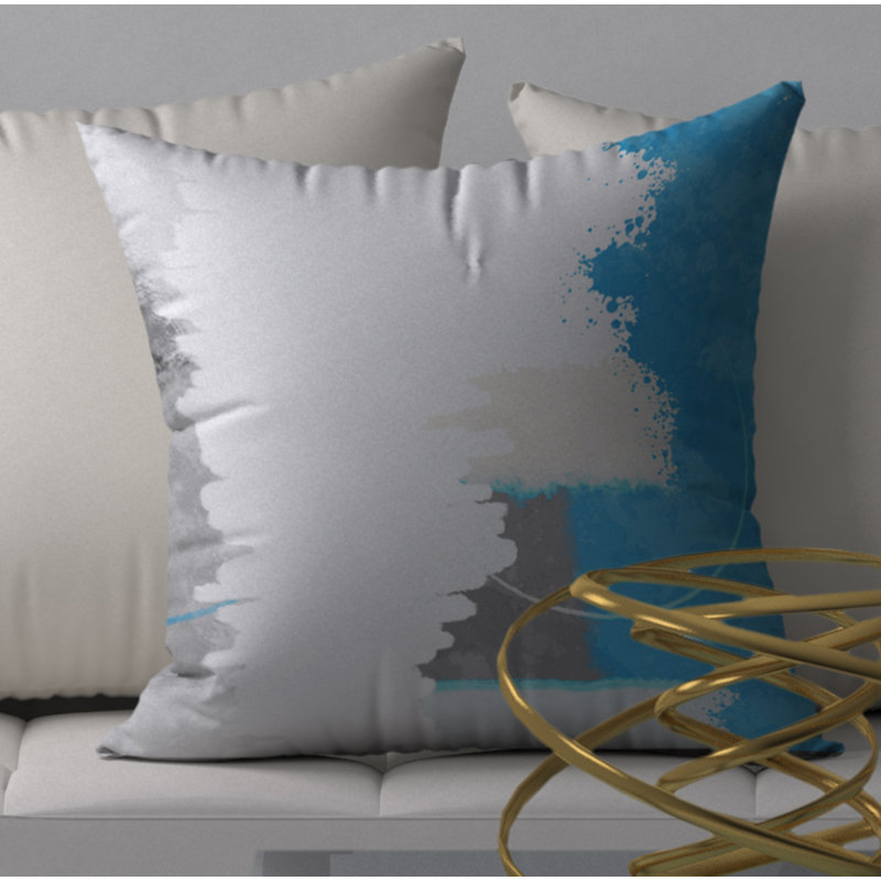 Housse de coussin carrée/insert, 24 po x 24 po