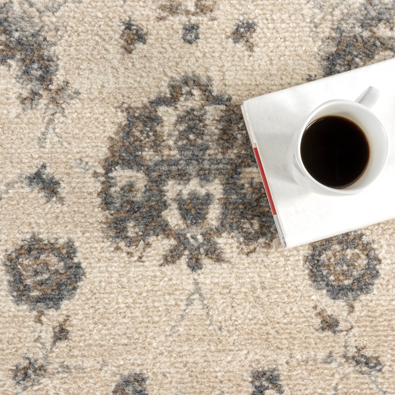 Tyrel Traditional Medallion Area Rug, Rectangle 5' x 8'