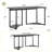 Quest Gaming Desk with CPU Stand-1083396113