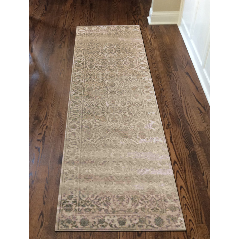 Tapis blanc os Pembroke Pines, Tapis de couloir 2 pi 2 po x 7 pi 7 po