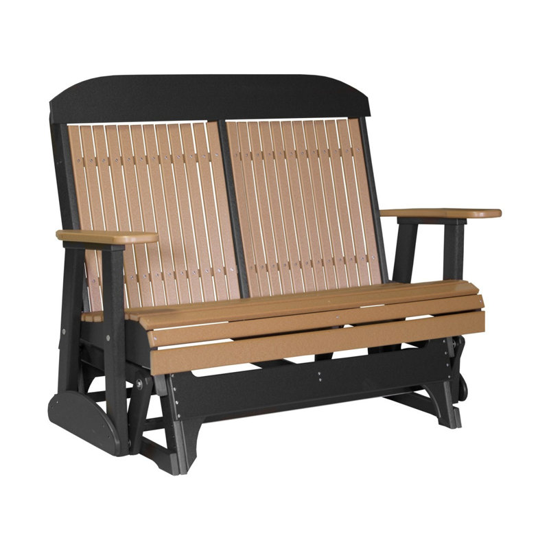 Banc coulissant classique Kellerstrass, Cèdre/noir