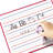 Scribbledo Magnetic Small Dry Erase White Board 9" X 12" Double Sided, Ruled 
