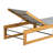 78.75'' Long Reclining Acacia Single Chaise
