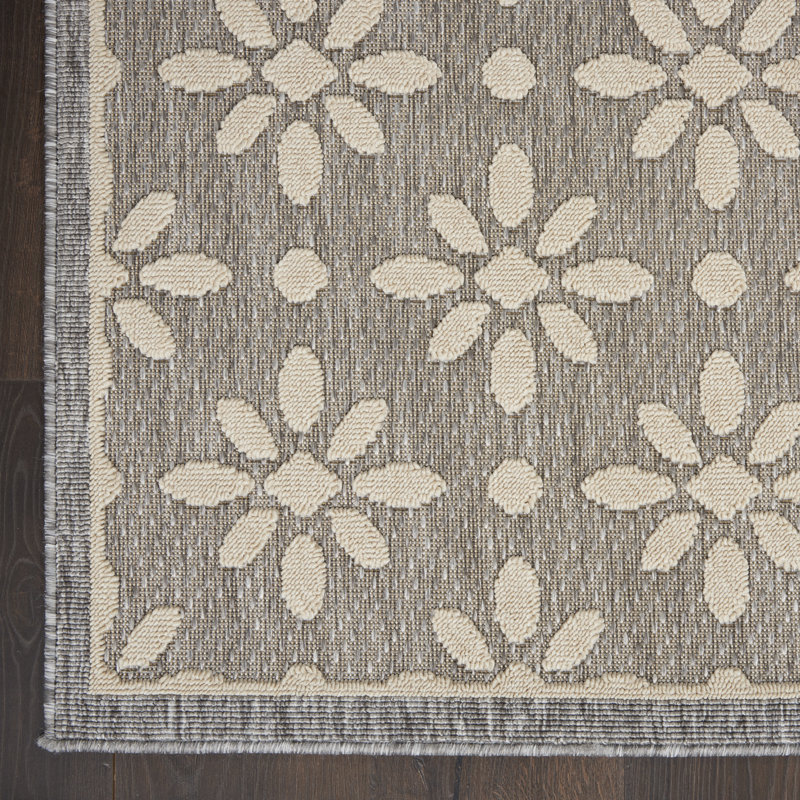 Cozumel Floral Area Rug, Rectangle 122 x 183cm