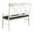 Mountina Brown And White Bench