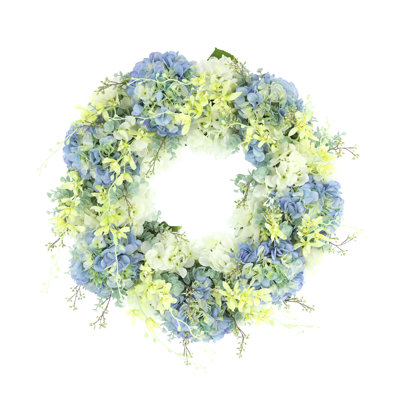Faux Wood 24'' Wreath
