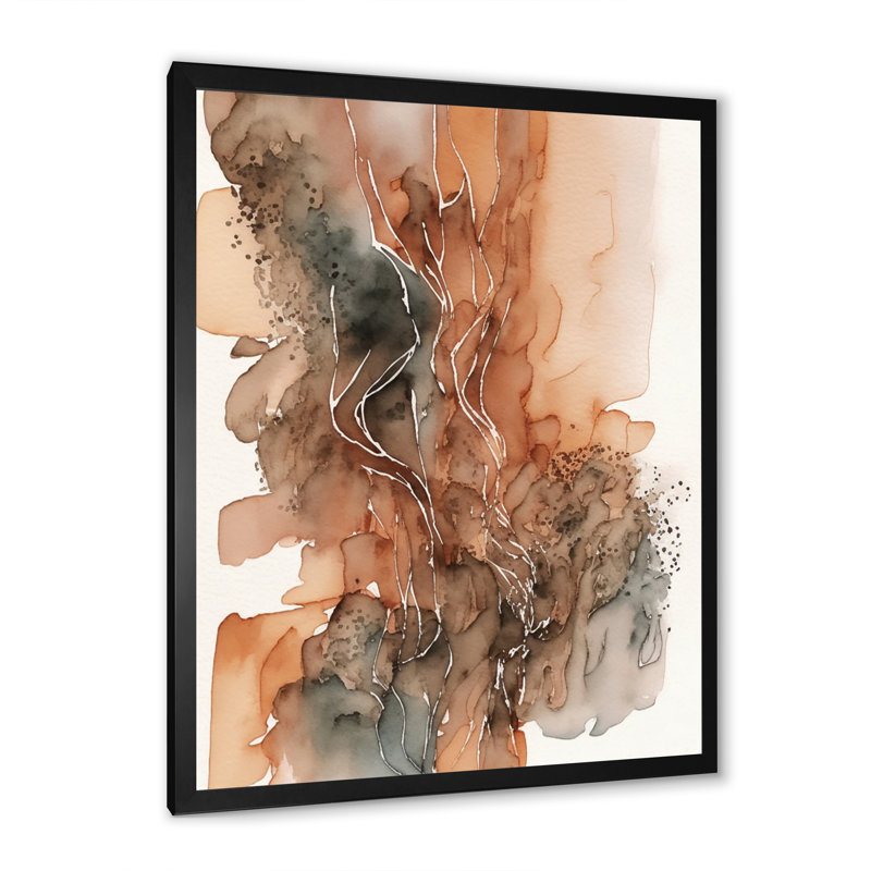 «Wanderings In Canyon Ridge IV», reproduction sur toile, L 12 po x H 20 po, Impression dorée sur toile encadrée