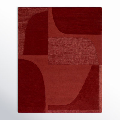 Megara Hand Tufted Wool, Viscose, Cotton Geometric Rug