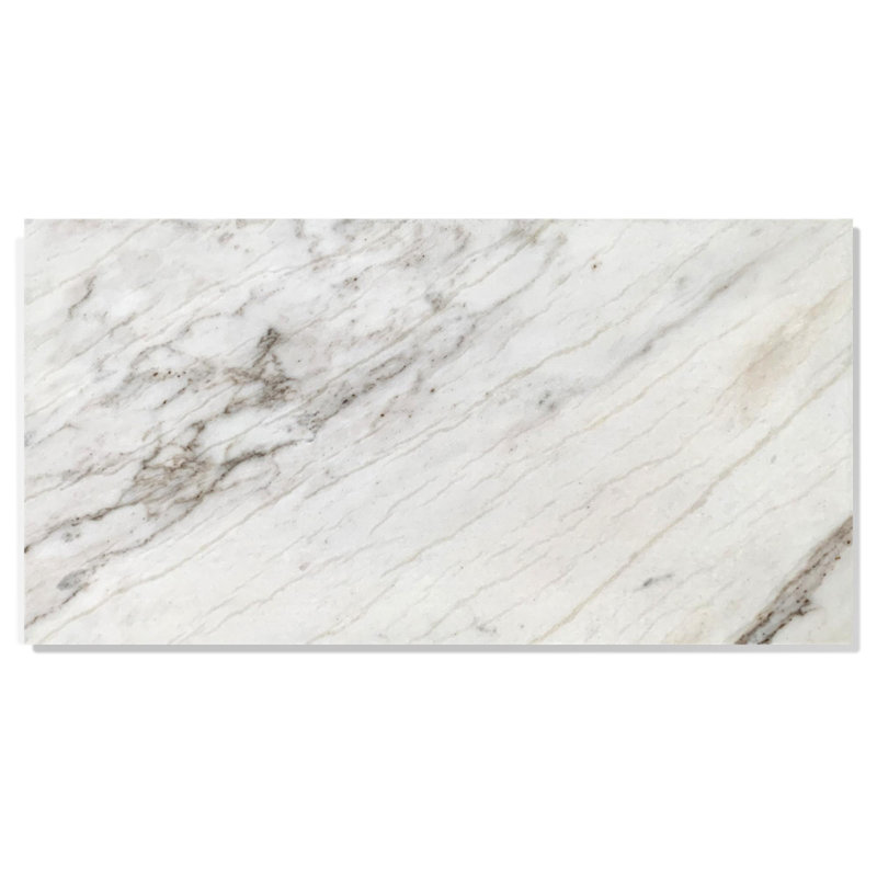 12 24 Carrara Marble, marble, natural marble, for wall and floor, polished marble tile, White