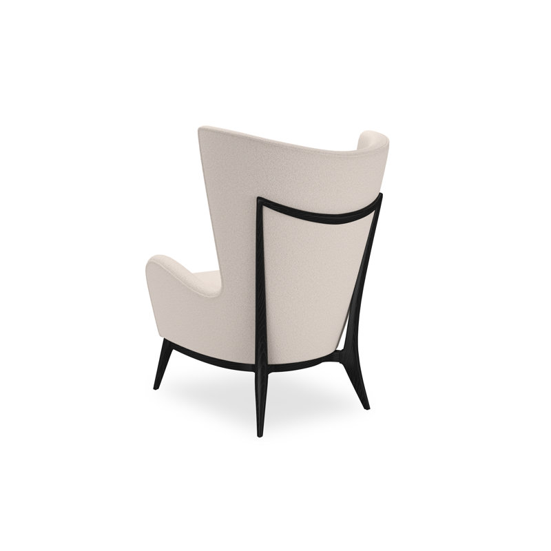 Caracole Upholstery Wingback Chair, White