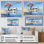 «Minimalisme» Lakefront Cottage Oasis 3 - Paysage, art mural sur toile tendue-1225141912-1225141892