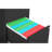 Metal Vertical File Cabinet With Lock Office Home Steel Vertical File Cabinet  A4 Legal/Letter