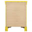 Commode 4 tiroirs, jaune
