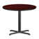 Carrus Round Laminate Dining Table Top with X-Shaped Base