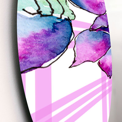 Abstract Wall Decor on Metal
