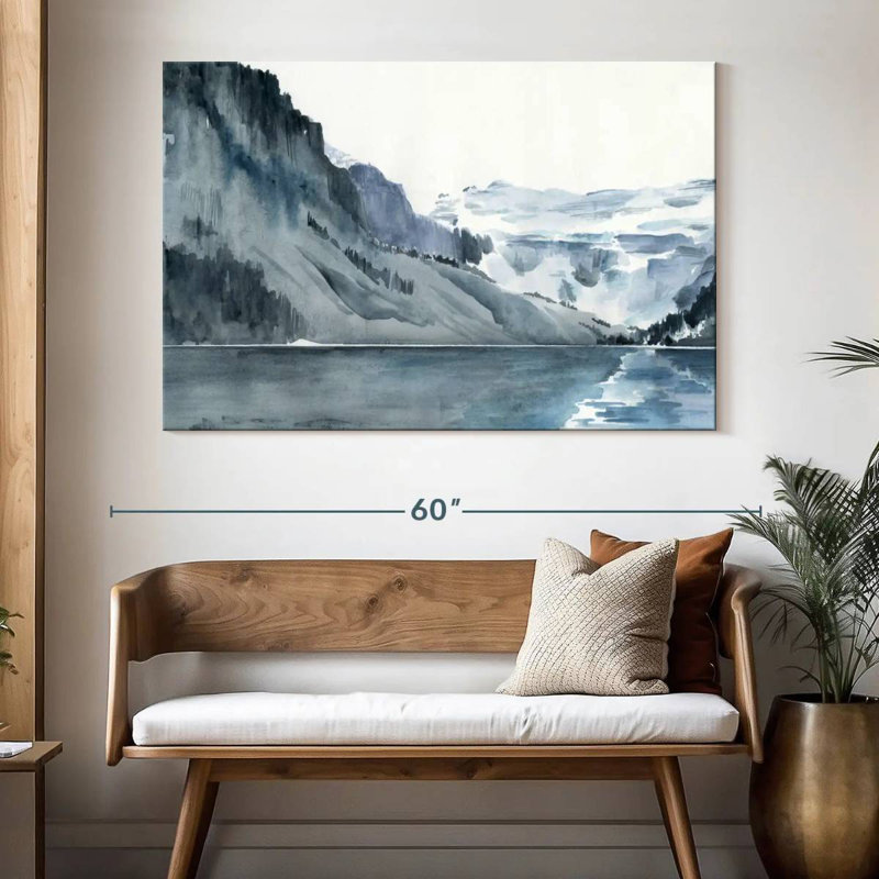 Alvord Winter Fjords I, 34" H x 51" W