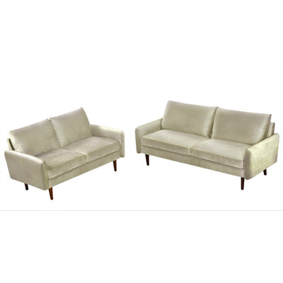 Teniqua 2 - Piece Velvet Living Room Set