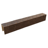 Heritage Timber Reclaimed Axed Cut Faux Wood 3-Sided Beam (U-Beam)
