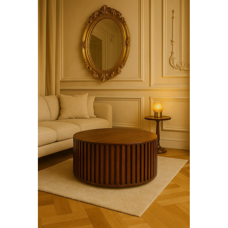 Table basse ronde