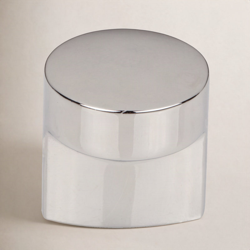 Hartridge Cylindrical Cabinet Knob, Polished Chrome