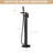 Freestanding Bathtub Faucet With Waterfall Tub Filler And Hand Shower, 360 Rotatable Spout, Dual Outlet Selection, Heavy - Duty Brass Matte Black Faucet, 59" Kink Shower Hose, Control For Customized-127676599
