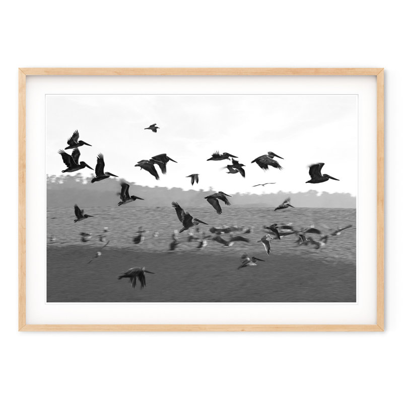 Estuary - Picture Frame Photograph on Paper, 28.5" H x 40" W, Natural Framed