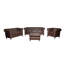 Batch 75cm Wide Faux Leather Square Solid Colour Cocktail Ottoman