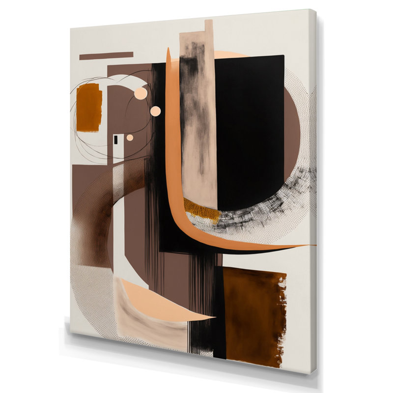 Aquarelle moderne - peinture sur toile, H 32 po x l 24 po x P 1 po, Toile tendue