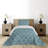 Motifs Polyester Damask Coverlet