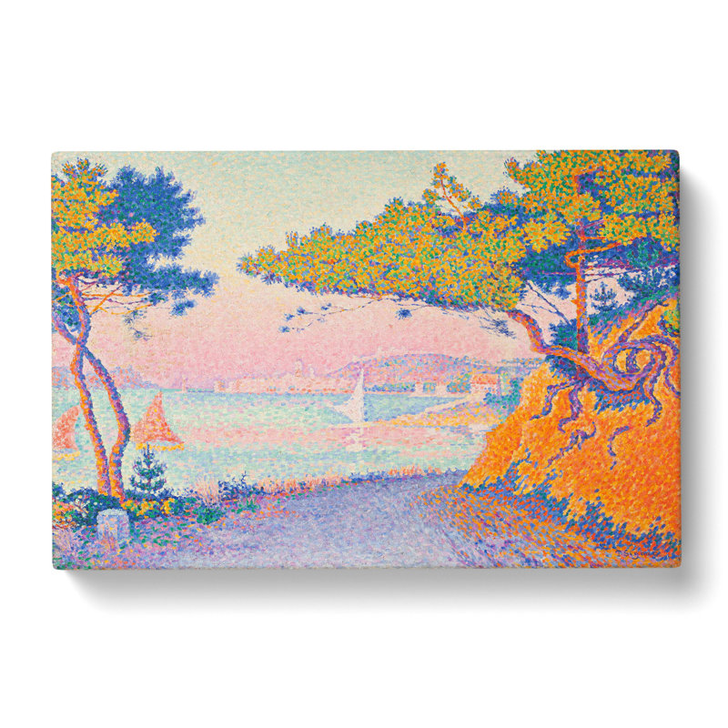 Golfe Juan by Paul Signac - Wrapped Canvas, 50cm H x 76cm W x 3cm D