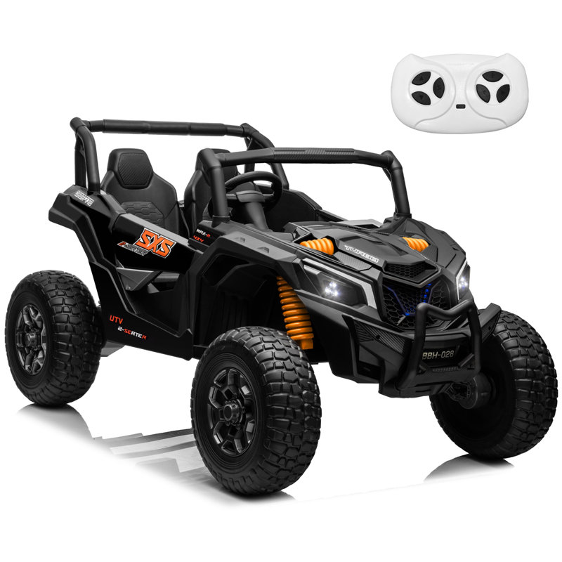 Kulamoon Battery Powered Ride On Toy with Remote Control, Black