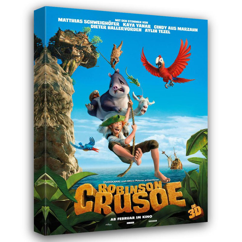 Robinson Crusoe, 24" H x 17" W