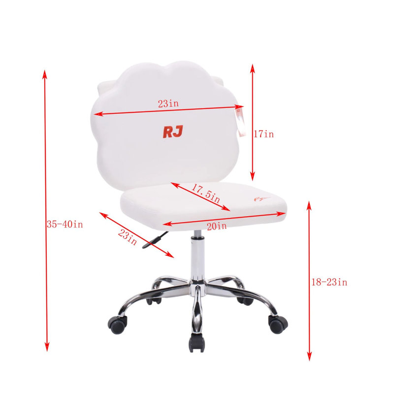 Fauteuil de coiffeuse rotatif Impressions Vanity BT21 avec tissu en velours ultra doux et rotation à 360 degrés