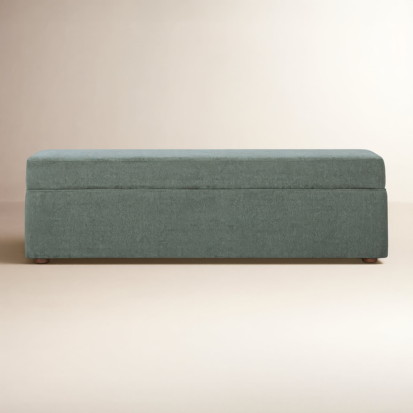 Mel Storage Bench, Honeycomb Forest Chenille