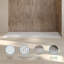 Receveur de douche rectangulaire extra-plat Lenora 183 cm x 91 cm avec bonde latérale dissimulée, blanc uni-135101639