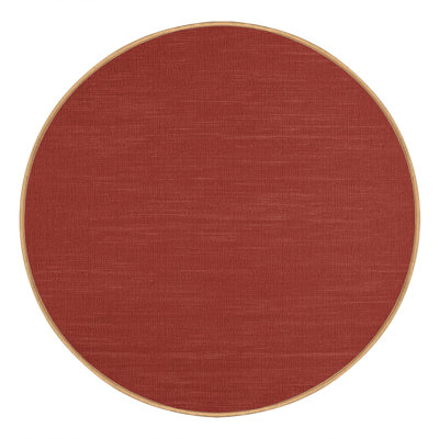 Machine Washable Solid Brown Area Rug