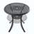 3-Piece All-Weather Cast Aluminum Dining Set, Include 2 Swivel Chairs And Round Table With Frame-1687907758