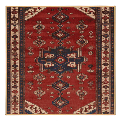 Machine Washable Turkish Brown Area Rug