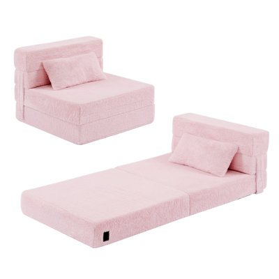 Matelas de sol pliable pour canapé pour enfants, canapé-lit pliant pour tout-petit, lit de chaise pliante pour enfant avec sac de rangement