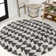 Farnham Moroccan Triangle Geometric Cream/Black Rug