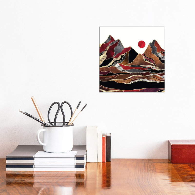 «Copper Vista», reproduction d'impression, Pas de tapis, Toile tendue, H 12 po x l 12 po x P 0,75 po