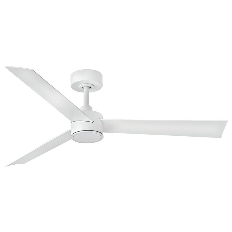 Hinkley Speck Ceiling Fan, White, Matte White