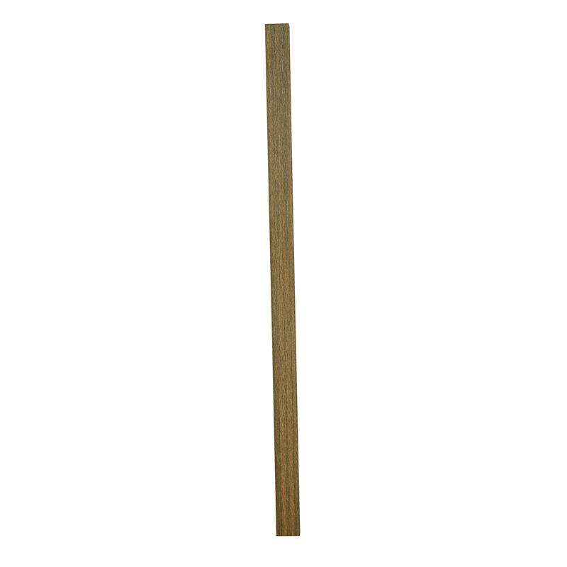 79 po x 2,4 po WPC Panneaux de paravents en composite de bois - intimité et revêtement architecturaux à lattes, Chêne jaune