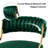 Christal 2 Piece Tufted Velvet Curved Weaved Back with Metal Legs Side Dining Chair Set-1350105845