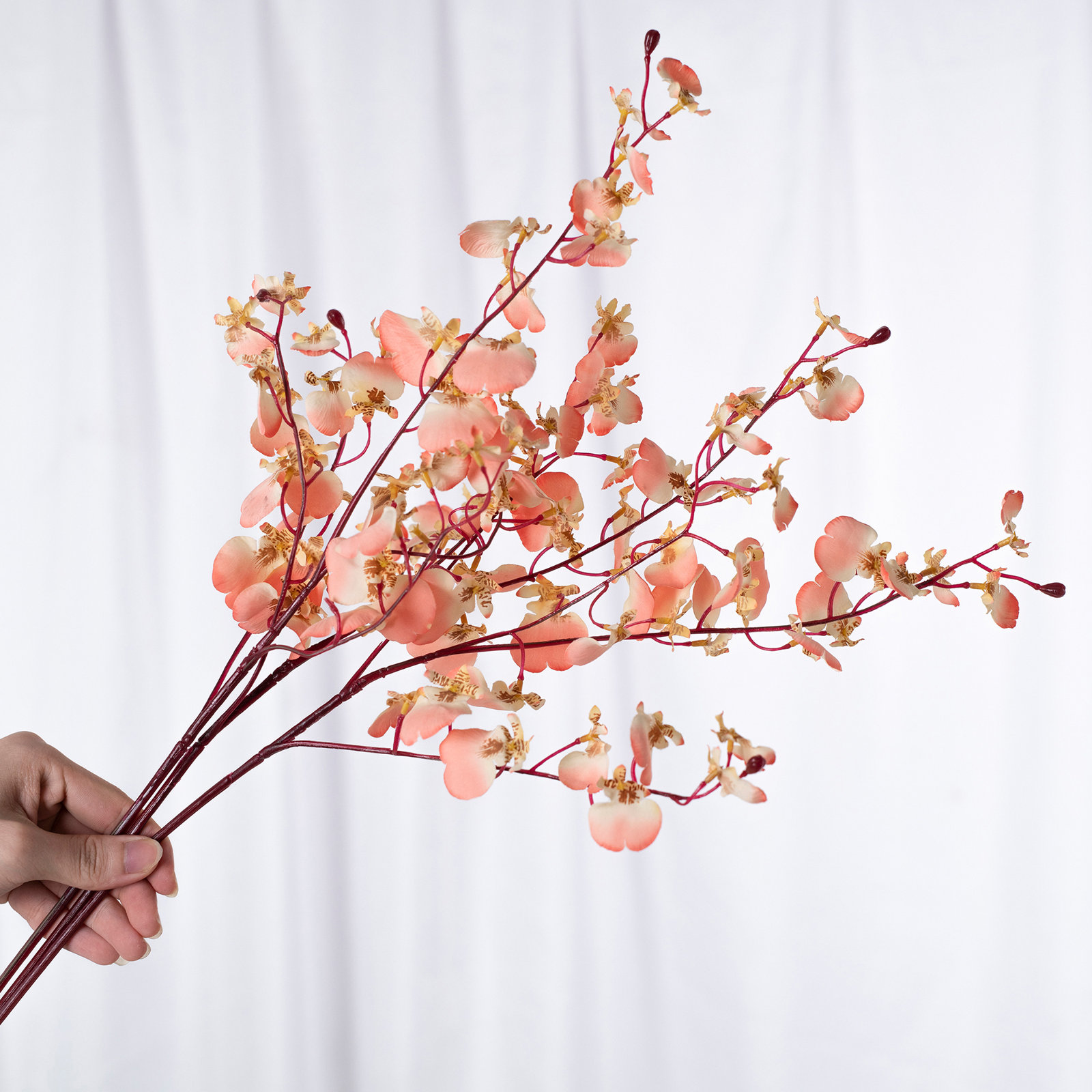 Audet Cherry Blossom Stems, 31.59" x 4", Pink
