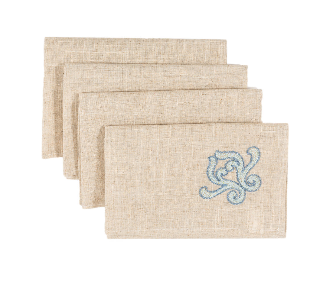 Embroidered Rectangle Napkin (Set of 4) Xia Home Fashions